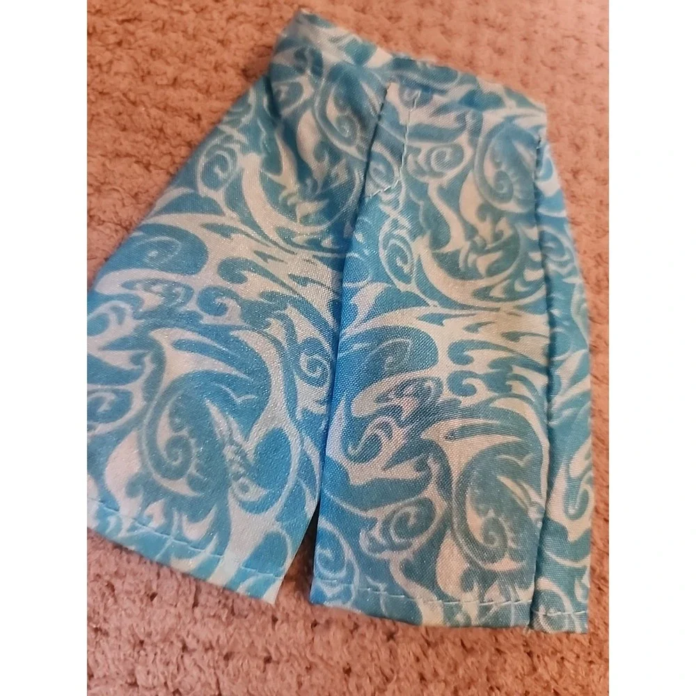 Mattel Barbie‎ Ken Clothes Shorts Blue Swirl Print Board Shorts Doll Clothes